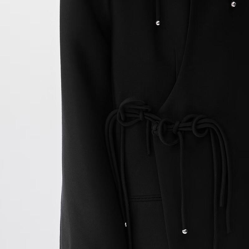 JNBY 2025 Spring Loose Round Neck Blazer