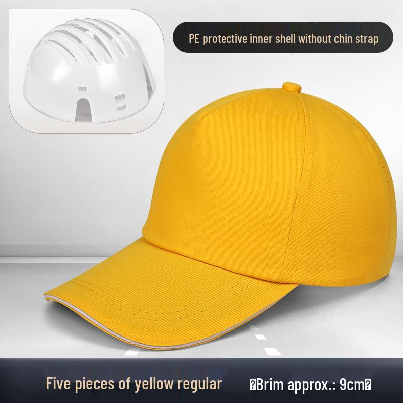 Lightweight Anti-Collision Breathable Duckbill Safety Helmet for Workshop and Worksite, Baseball Cap Style with Logo.