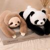 30/65cm Langer Arm Stofftier Faultier Arm Beschwert Weiches Plüschkissen Waschbär Panda Tier Geschenk für Jungen und Mädchen
