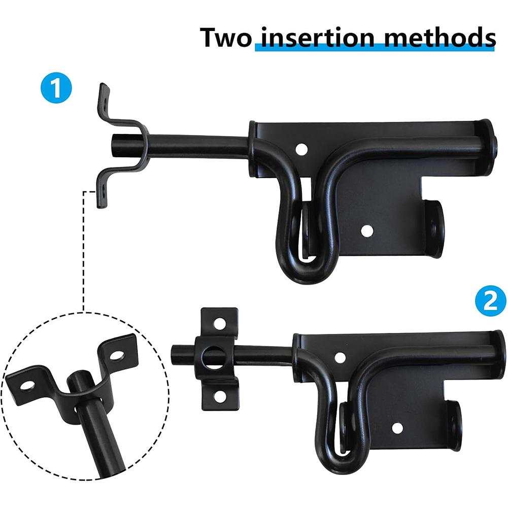 Fence Garden Gate Lock Latch for Wooden Door Heavy Duty Sliding Shed Lock with Easy Installation and Secure Fit