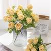 9Heads/1 Bouquet Artificial Silk Rose Flowers Bride Flower for Wedding Party Home Decoration1 Vintage Rose/bunga Rose/bu