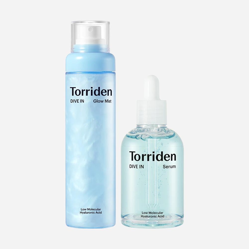 [2-Piece Set] Dive In Low Molecular Weight Hyaluronic Acid Glow Mist 120ml + Dive In Low Molecular Weight Hyaluronic Acid Serum 50ml