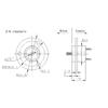 2/4/6/12 Channels 2A Hollow Shaft Slip Ring  Rotation Connector with 5mm Hole rings for Camera Gimbal / Ferris wheel Rings