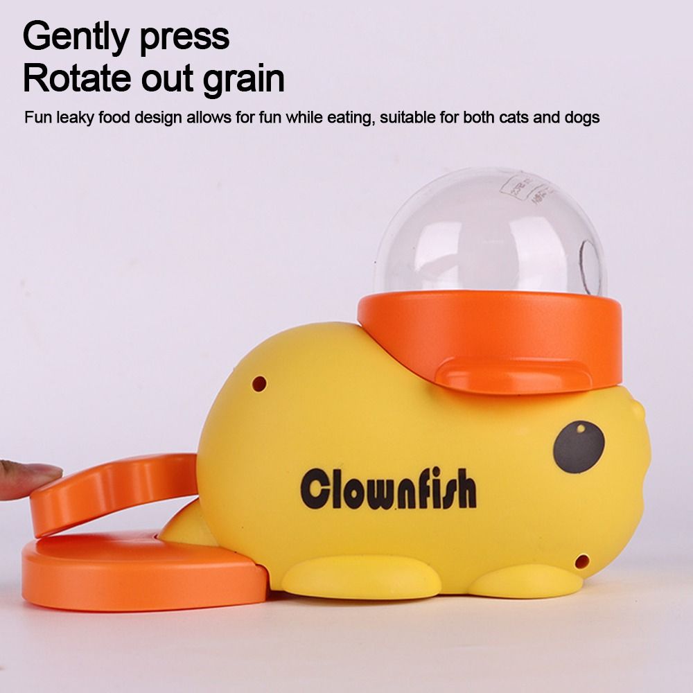 Interactive Food Puzzle Slow Feeder 2-in-1 Dog Automatic Feeder Pet Feeding Machine  for Cat Dog