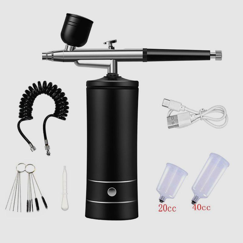 German Portable Rechargeable Airbrush Spray Gun for Model Coloring, Nail Art, and Hydration