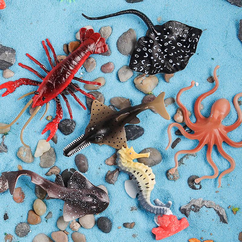 Animal Model Toys Set: Bee, Spider, Centipede, Mantis, Grasshopper, Dragonfly, Butterfly, Beetle, Scorpion, Ant.