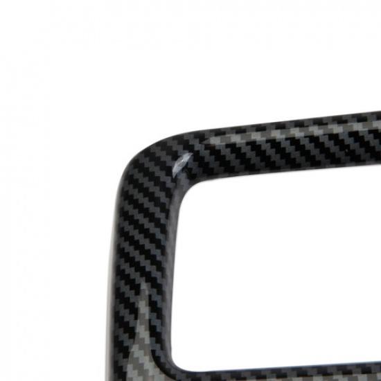 Carbon Fiber Style Dashboard Side Air Vent Outlet Cover Trim For GMC Yukon XL