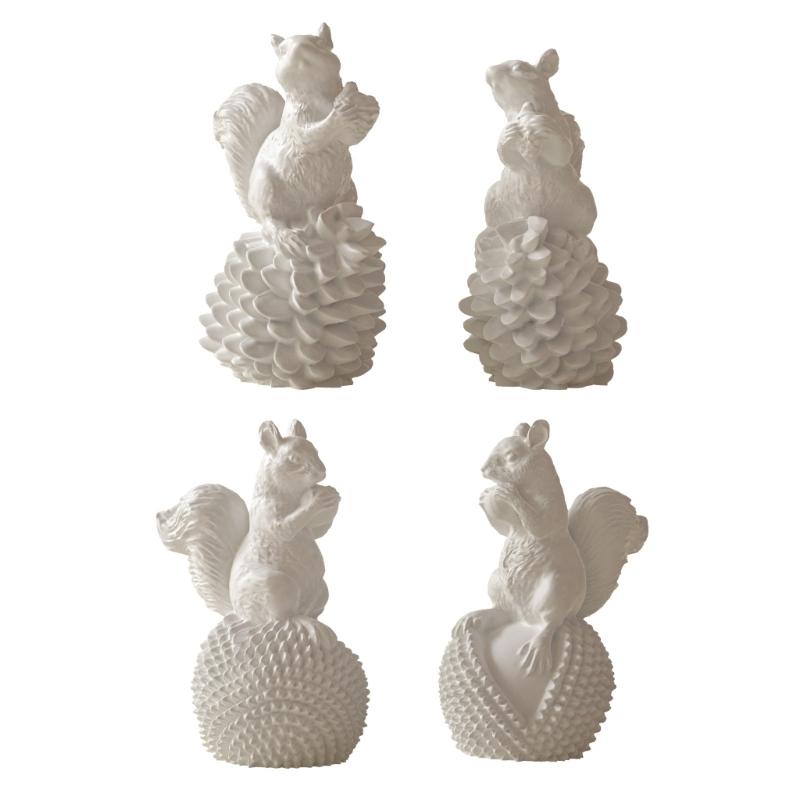Detaillierte Schmuckornament-Formen Eichhörnchen-Form Dekorative Bastelformen Handgemachte Ornament-Formen zur Herstellung von Harz