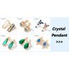 14K Gold Plated Brass With Zircon Spacer Beads Separator For Beads DIY Bracelet Necklace Making Accessories Jewelry Materials