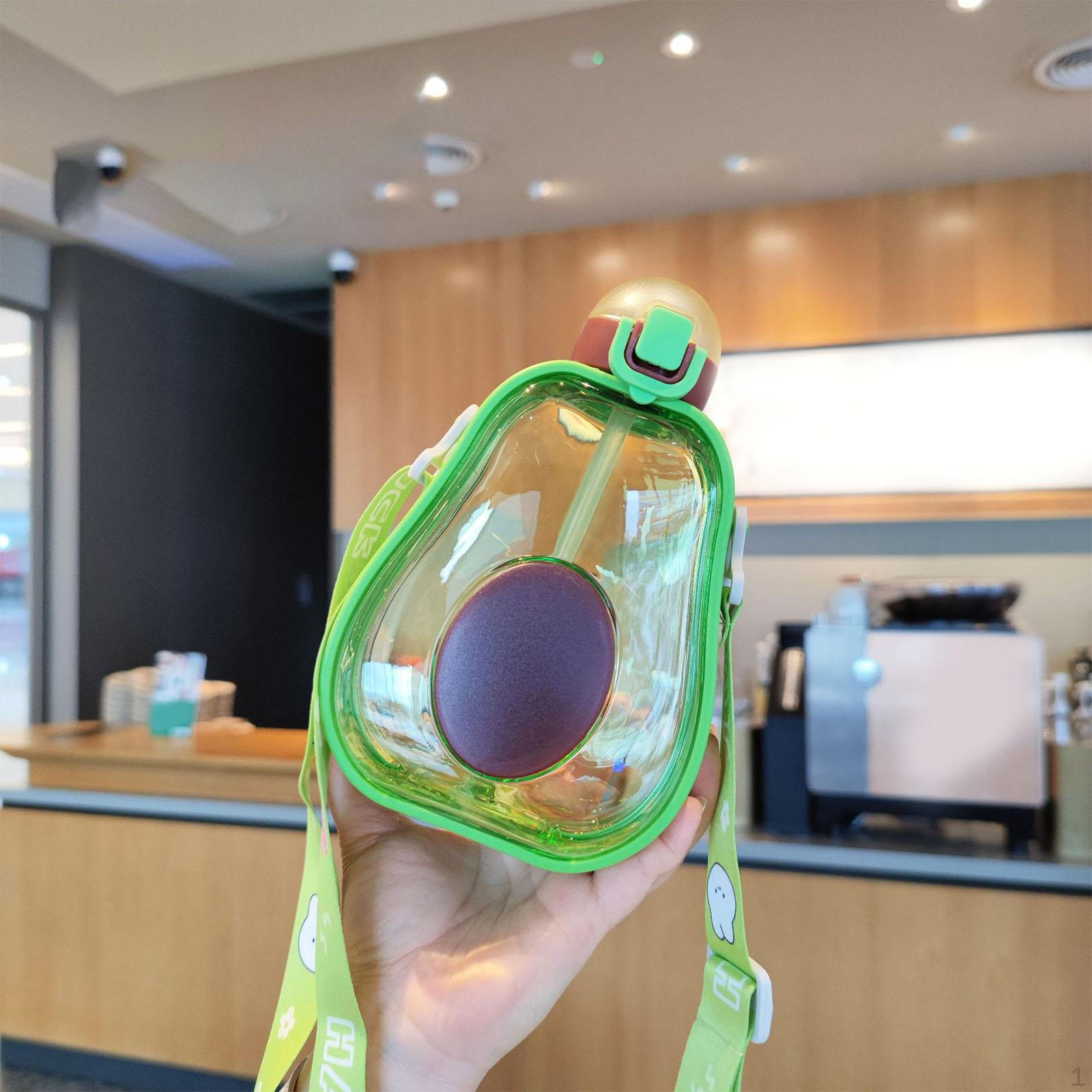 

Герметичная бутылка авокадо на 600 мл, кувшины для воды, многоразовая посуда для напитков для школьного офиса на открытом воздухе Style A