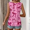 Women's Fashion Casual Vest Sleeveless V-Neck Pullover T-Shirt Tops