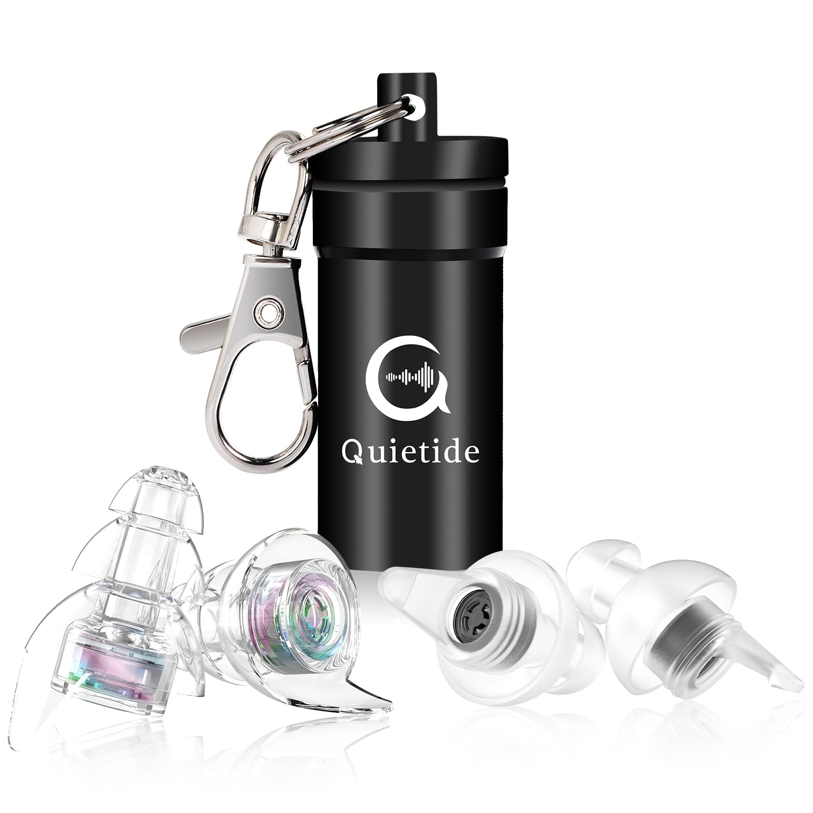 

Quietide Live Ear Protectors for Preventing Hearing Ideal for Enjoying Loud Music at and Washable and Includes Carrying Case and Japanese Black and