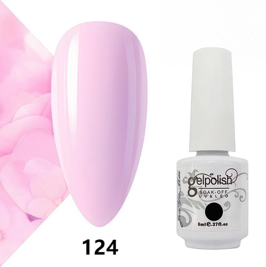 Amber Gel Polish Set: Gel Polish Manicure Kit with Whitening, Base Coat, and Sealer.