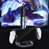 RGB Charging Dock Station with 2 USB 2.0 Ports Headphones Stand Console Charger Stand Base for PS5 Portal for PlayStation Portal