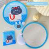 Folding Fan Portable Mini Reflector Fan Small Fan for Girls to Carry with Them New Style Folding Round Fan Children's Summer Fan