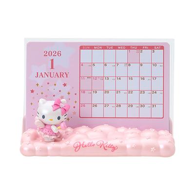 Sanrio Kalendář Hello Kitty s podstavcem 622885 Maskot, ATBC-PVC, PVC, Papír, Kalendář,