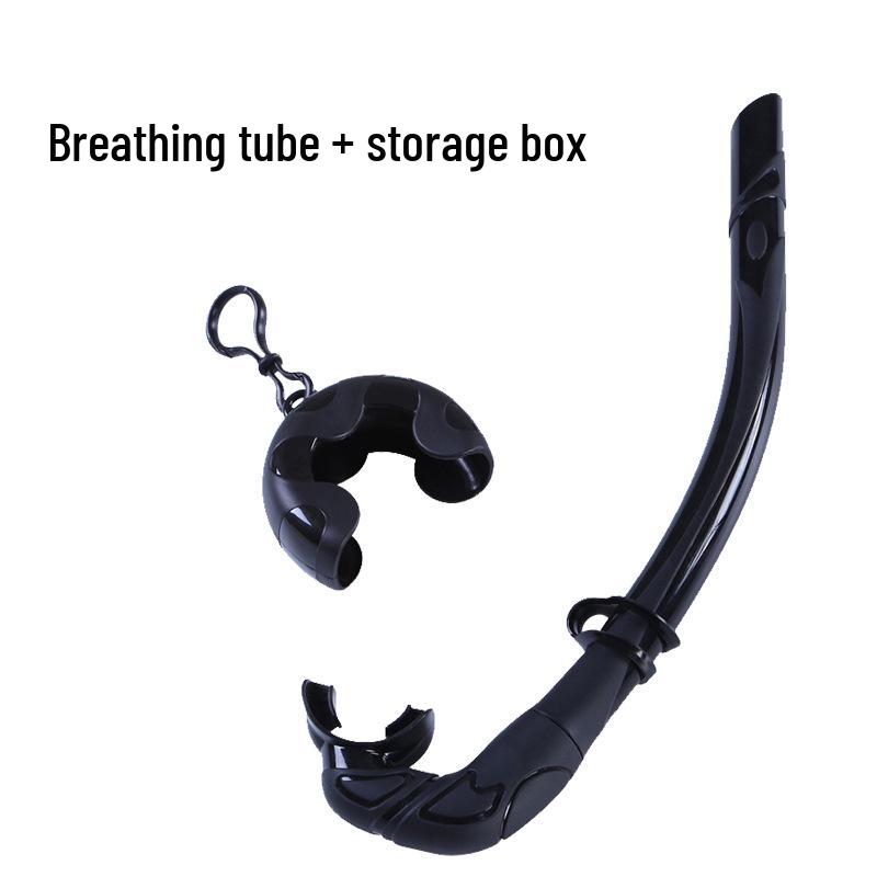 Foldable Liquid Silicone Freediving Snorkel Tube чёрный
