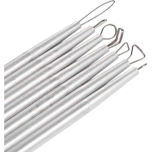 Ceramic Pottery & Clay Ribbon Sculpting Tool Kit (Set of 7)