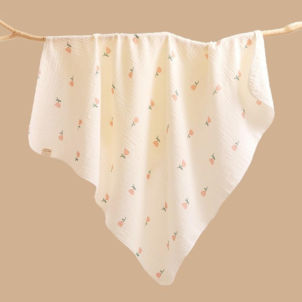 Breathable Gauze Baby Swaddle Blanket Double-Layered Baby Quilt Newborn Wrap Blanket For Newborn
