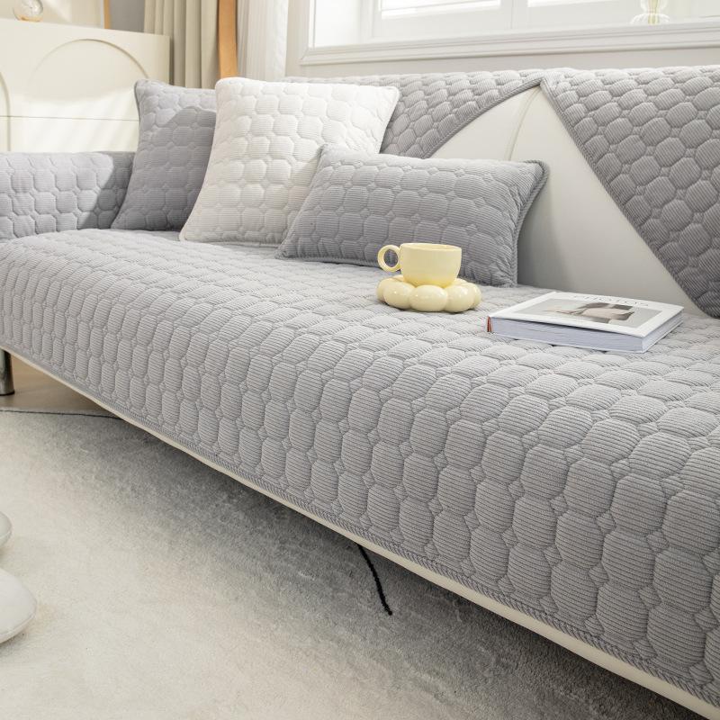 Winter Corduroy New Sofa Cushion Thickened Sofa Cover Simple Four-Season Universal Non-Slip Seat Cushion Sub-Cover Cloth Towel