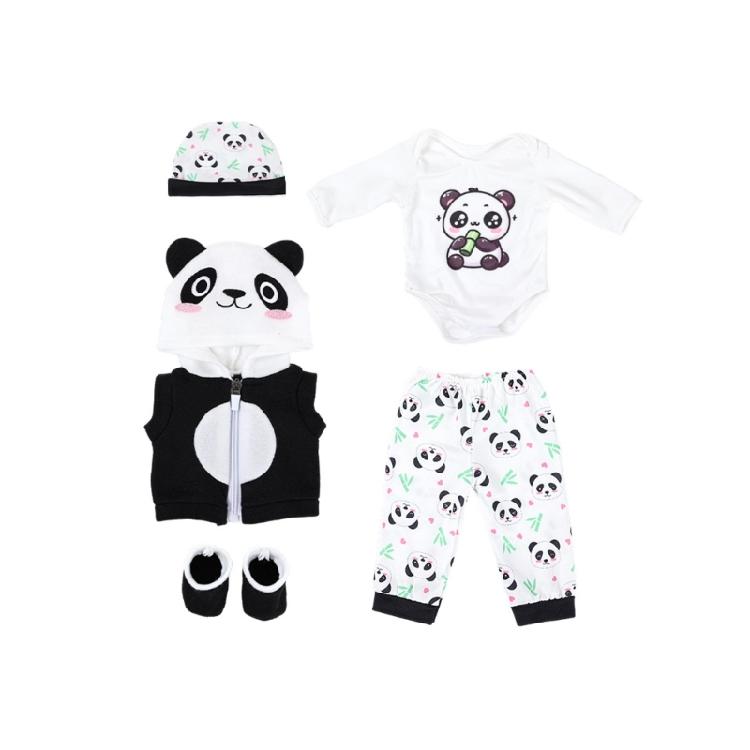 Fleece Winter Outfit Für 18 Zoll Mädchenpuppen Weicher Plüsch Cartoon Kostüm Warme Spielkleidung
