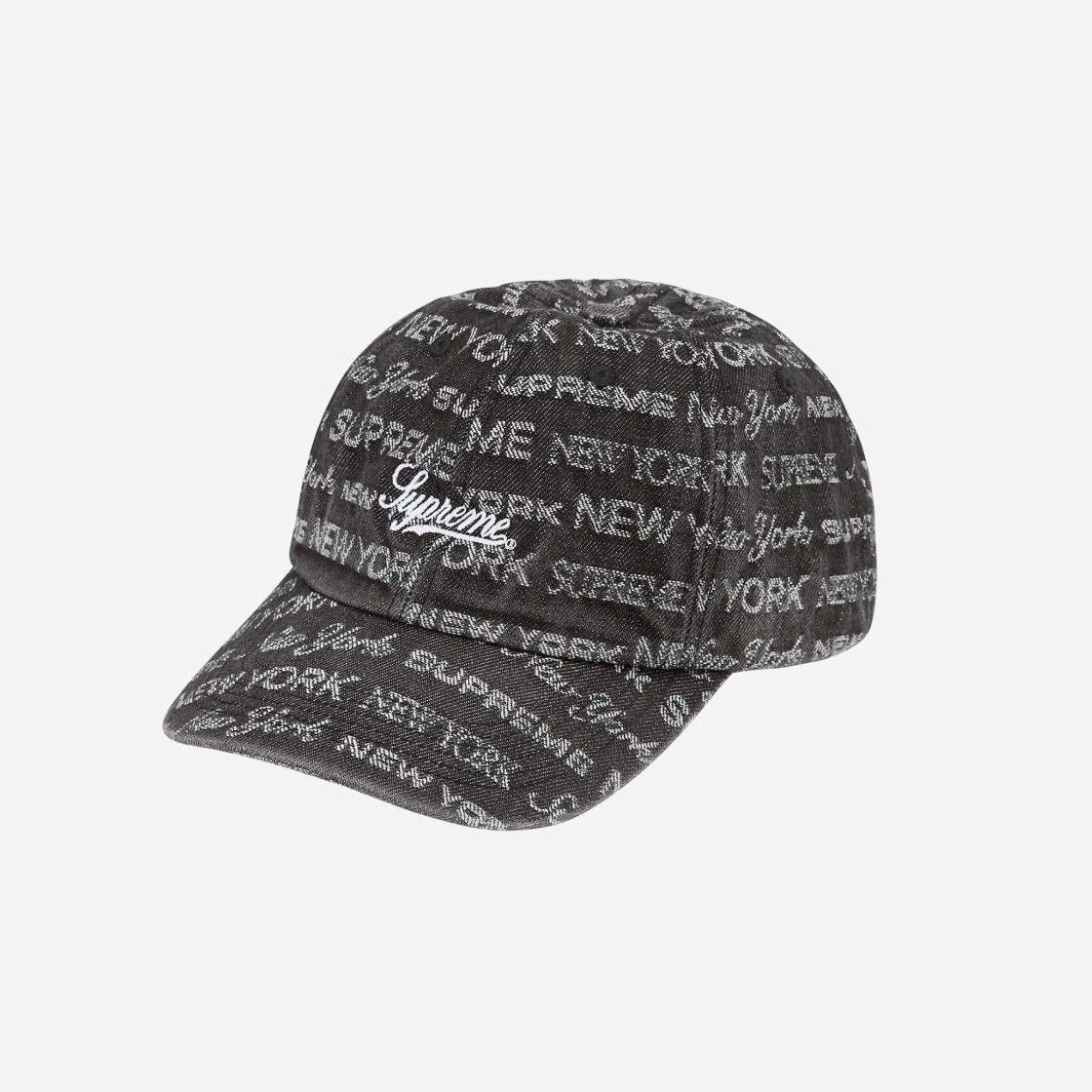 

Джинсы Supreme Multi Type Jacquard Denim с 6 панелями, черные 22FW -