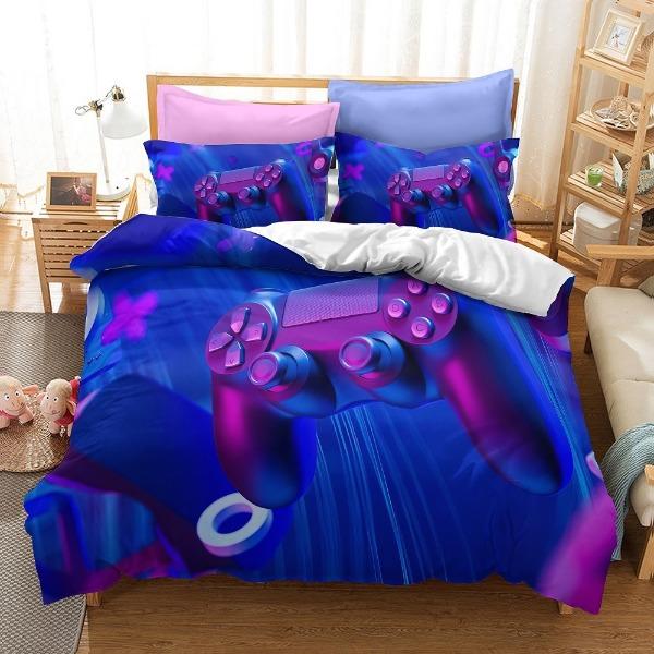 Spielekonsolen-Griff Zwei Serien Bettwäsche Dreiteiliges Eaby Heimtextil-Set