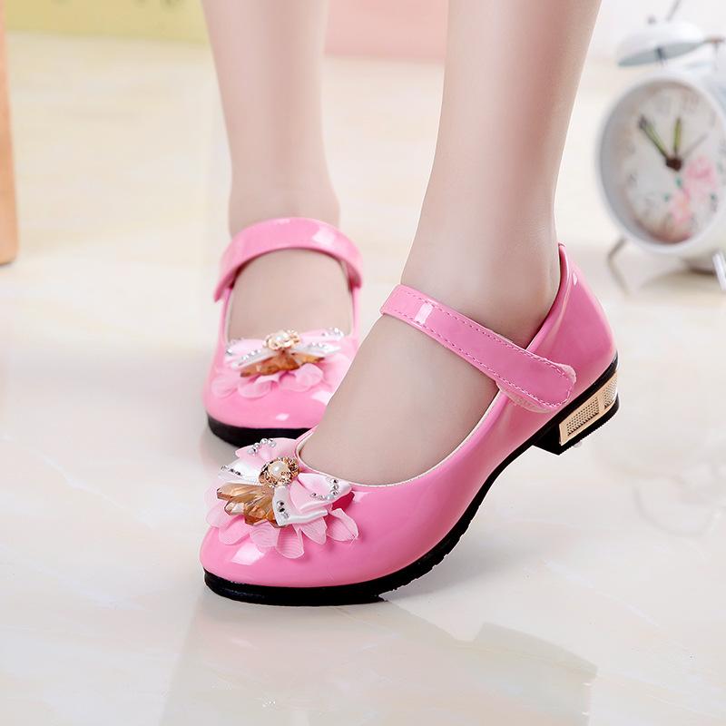 Spring Sandals New Fashion Autumn Versatile Kid Shoe Anti Slip Comfort Soft Leather Shoe Simple Exquisite Princess Girls Shoes