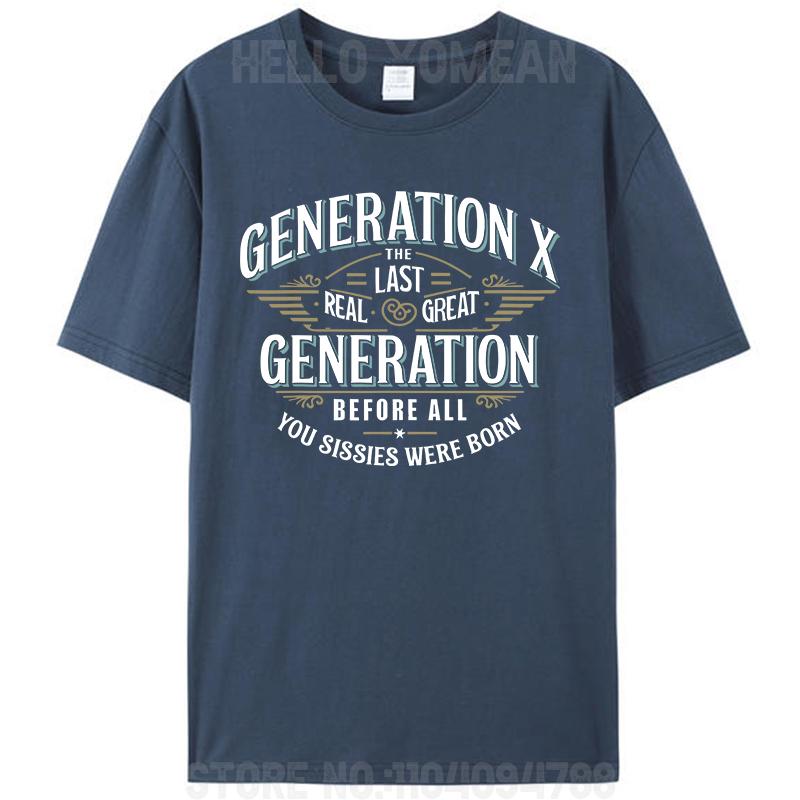 Generation X 1965-1980 Die letzte wirklich großartige Generation X Witziges sarkastisches T-Shirt Damen Herren 100% Baumwoll-T-Shirt Tops Neuheitsgeschenke