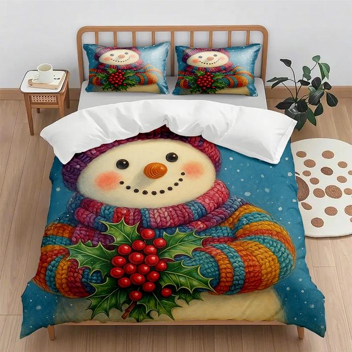 

Digital Printing Quilt Cover Set 2Pcs/3Pcs Holiday Gift Household Quilt Cover Without Sheet (Quilt Cover + Pillowcase) 135cmx200cm 2pcs