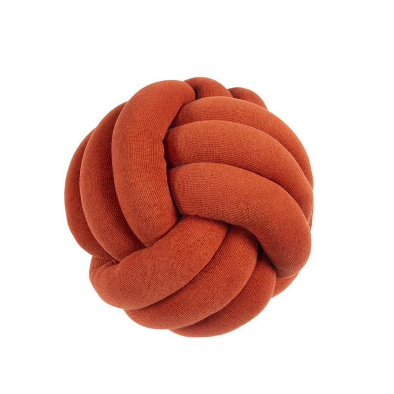 Nordic Wool Ball Pillow With Knitted Texture For Home Decor And Lounge Comfort