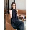 French off-the-shoulder vest dress for women's summer new straps design sense and thin temperament holiday style dress