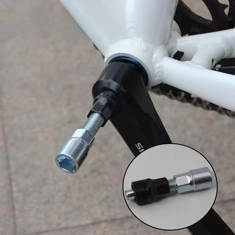 1set Mountain Bike Repair Tools Bottom Bracket Puller and Removal Tool Set with Wrench Bicycle Maintenance Tools