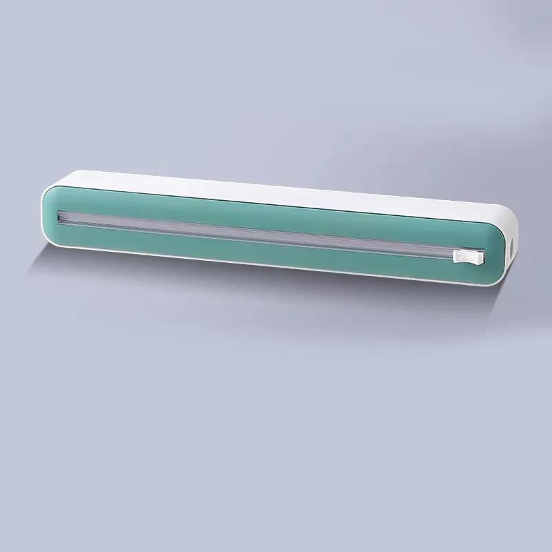 

Кухонный резак для пищевой пленки, точка отрыва, бытовой, для нарезки продуктов, коробка, магнитная фиксация, артефакт для холодильника YLE181 green white