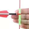 3 Pcs S/L Archery Finger Guard Bowstring Finger Saver Tab For Recurve Bow Silicone Finger Release Finger Protector Gear