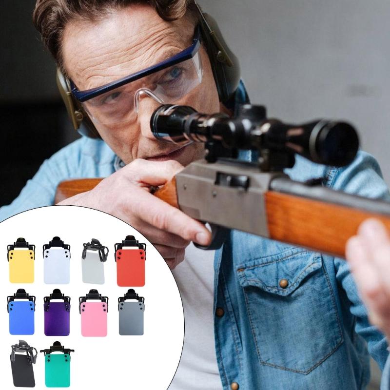 Plastic Shootings Glasses Patches Eye Mask Aim Assistance Glasses Patches International Standard Shootings Glasses Patches