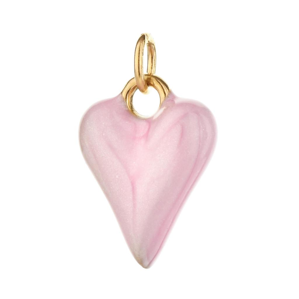 Edelstahl Emaille Herz Anhänger Schmuck Halskette Zubehör