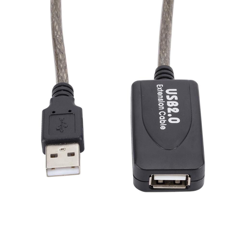 5/10/15/20m USB 2.0 Extension Cable Male to Female Active Repeater Extender Cord Extension Cable Wireless Network Card