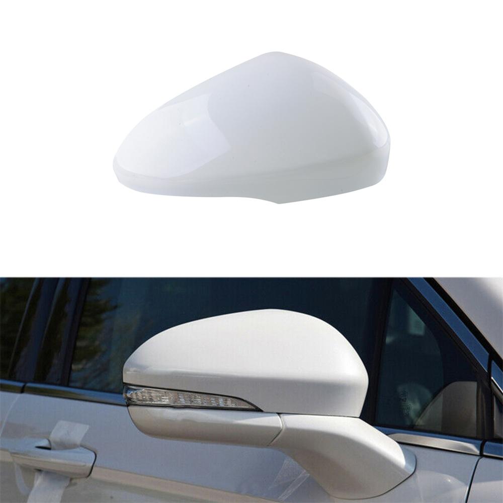 Pearl White Rearview Mirror Cover Right Passenger Side For 2013-2021 Ford Fusion