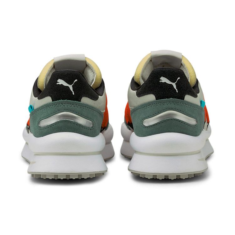 Puma Lace Rider Pop Retro Mesh Synthetic Leather Slip Resistant Durable Breathable Lightweight Low Top Casual Running Shoes Unisex sneaker 375957-02