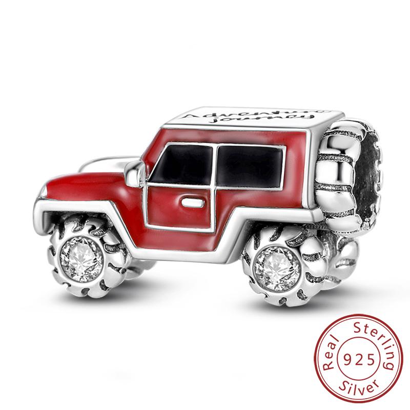 Original Charms Bead Copper Paris Tower Car Map Castle Travel Charms Fit Pendant Bracelets Women Diy Jewelry Making