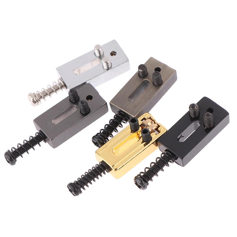 1/6Pcs Zinc Alloy Electric Guitar Roller Bridge Tremolo Saddles For Electric Guitar Replacement Bridge Saddle Set