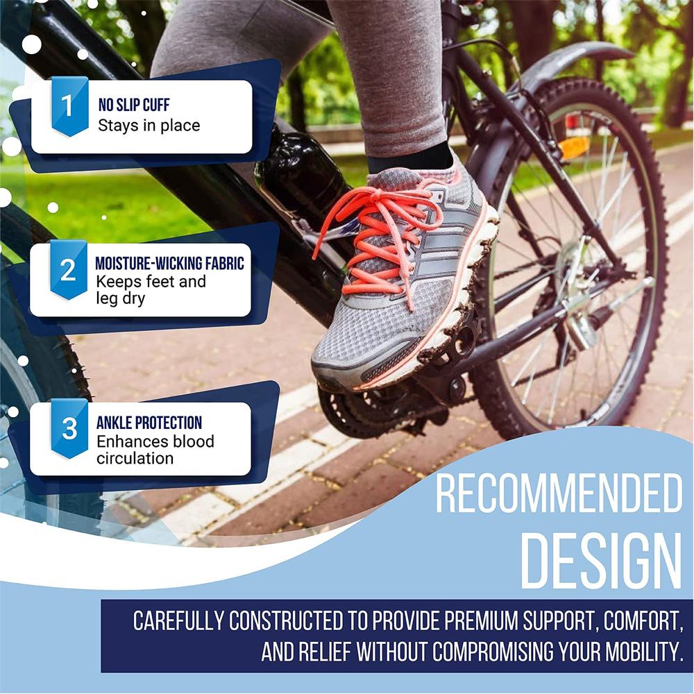 Sports Ankle Brace Compression Strap Sleeves Support 3D Weave Elastic Bandage Foot Protective Gear Gym Fitness Ankle