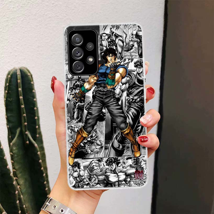 Anime JOJO Abenteuer Handyhülle für Samsung Galaxy A52 A51 A50S A12 A22 A32 A72 A10S A30S A31 A71 Note 20 Ultra 10 Plus S10 Gala