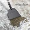 Snow Shovel Ice Scraper Long Handle Flat Shovel Snow Ice Chopper Ice Removal Tool for Walkway Driveway Road Cleaning Snow Shovel