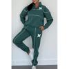 Spring and Autumn Sweater Letter Long Sleeve Pants Casual Sports Suit Wholesale Large Size