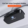 Hijk1 Car Sun Visor Glasses Case Sunglasses Holder For VW Golf Amarok T5 Phaeton GTI Teramont Tiguan Car Interior Accessories Keychain