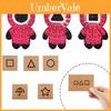 Squid Game Runde Sechs Einladungskarte Mit Hellem Pop-It Fidget Toy Zur Stressbewältigung Und Für Sensorisches Spiel