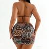 New European and American Swimwear Women's Bikini Women's Beach Split Swimsuit Sexy Three-piece Bikini
