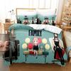 Animation Anya Duvet Cover pillowcase Bedding Bedroom DecorationChildren Gift adult Single Double bed Large SizeZip Duvet Cover